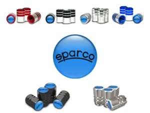 Sparco Cappelli Valvola Cerchi Bici Design Universale